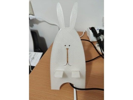 bunny phone holder arc team 17 3d print model - Mito3D