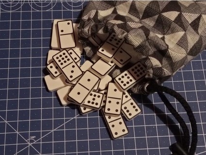 double nine dominoes set vogo 3d print model - Mito3D