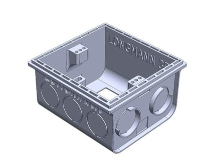 wall mounting box unterputz dose 86type longmann 3d print model - Mito3D