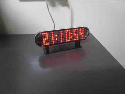 desk stand led geekcreit clock kit bazza light 3d print model - Mito3D