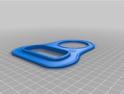 water bottle handle kaferi 3d print model - Mito3D