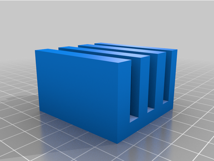 simple 3 ruler holder iamjaymcquillen 3d print model - Mito3D