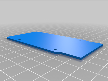 sonoff duo plaque base rolfmobil 3d print model - Mito3D