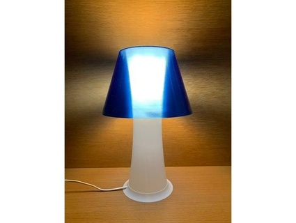 bedroom blue & white lamp claufari 3d print model - Mito3D