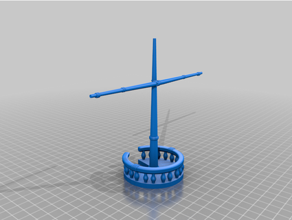 masts without sails ukmodelmaker 3d print model - Mito3D