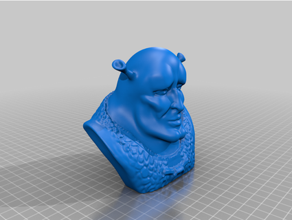 yakışıklı Shrek harmanlama 3d print model - Mito3D