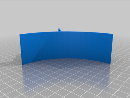 zombicide s03 curved wall themassshole 3d print model - Mito3D