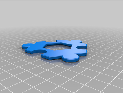 Gravitrax Grundplatte Puzzle Cdribin 3d print model - Mito3D