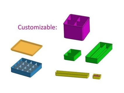 empilable organisateur plateau boîte important hansvanlin 3d print model - Mito3D