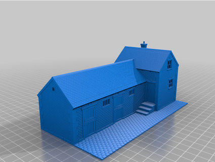 brick stables mikesrailway 3d print model - Mito3D