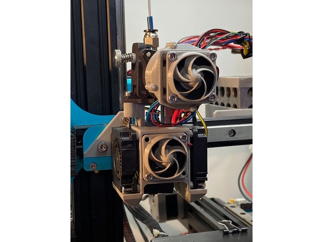 orbiter mount stock ender hotend coffee 3D print model - Mito3D