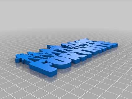 dias placa visões editadas 3d print model - Mito3D