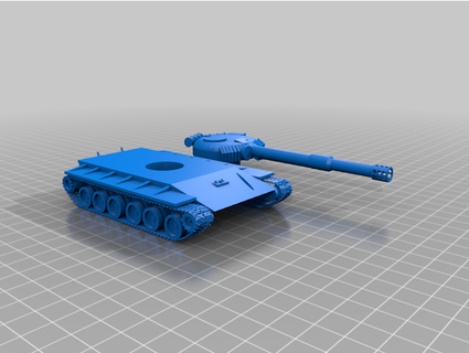 Super schwer 500 Tonne Panzer xm 100 sonn0853 3d print model - Mito3D