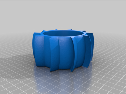 paddle wheel tire fnordium 3d print model - Mito3D