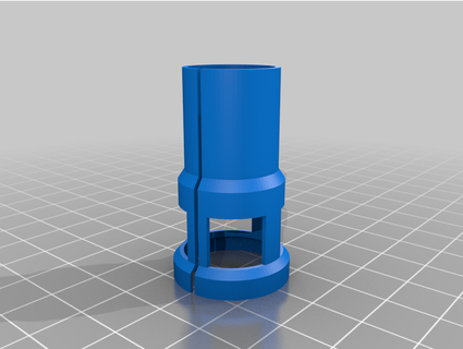 falco tubo 15 tazza titolare supporto blueangelno6 3d print model - Mito3D