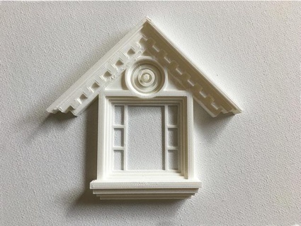 claraboya 1 12 escala casas muñecas garylavart 3d print model - Mito3D
