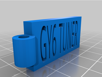 gy6 tuner key fob a-ronnscoots 3d print model - Mito3D