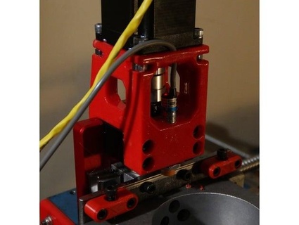 reinforced printnc nema23 z motor mount mortarart 3d print model - Mito3D