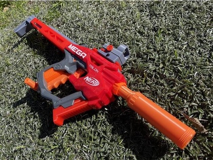 nerf mega talon 9rd inline mag somedingus 3d print model - Mito3D