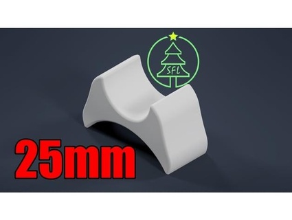 25mm pvc pixel spacer block 12mm bullet pixels phoenlx 3d print model - Mito3D