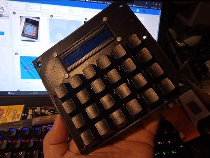 personalizzato scatola tastiera 6x4 lcd 2 16 cyberfun 3d print model - Mito3D