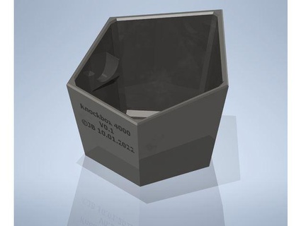 barista design coffee knockbox 4000 grounds portafilters craignrush 3d print model - Mito3D