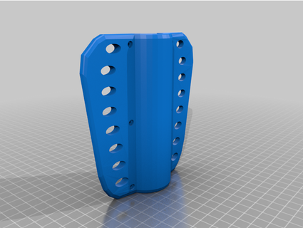 prosthetic foot swim fin pylon attachment collection fulstein 3d print model - Mito3D