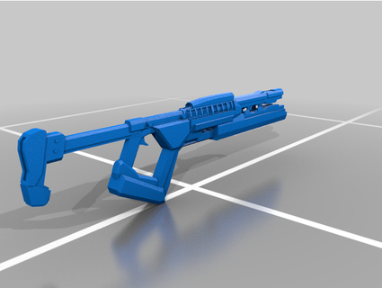 Aquiles rifle astrol 3d print model - Mito3D