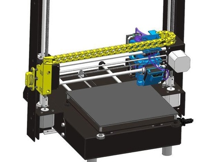 kübik kemer gerici x axis tobileron 3d print model - Mito3D