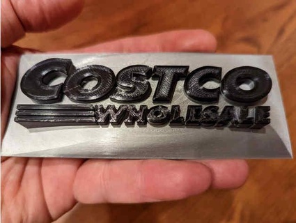 3d Costco toptan logo şahin 3d print model - Mito3D