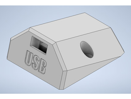 USB Erweiterung Tabelle montieren Mauhil 3d print model - Mito3D