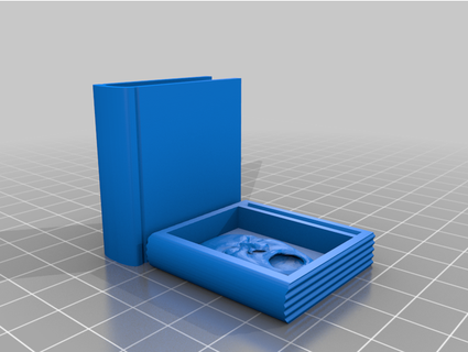 schreiend Buch jpacek 3d print model - Mito3D