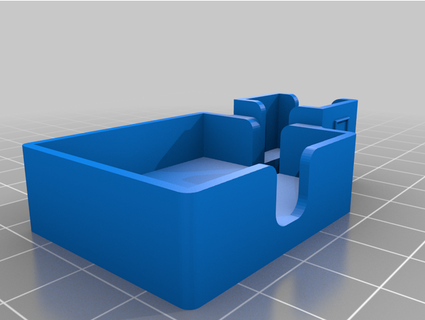 axial scx10ii hobbywing esc tray upsidedownrc 3d print model - Mito3D