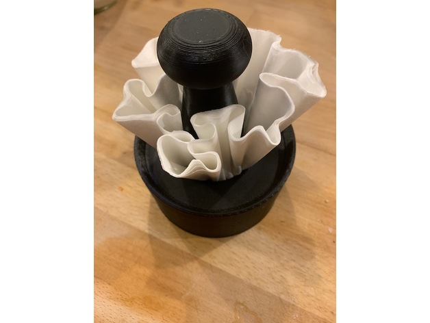 kalita wave 185 coffee filter reshaper dr romeo chair 3D print model - Mito3D