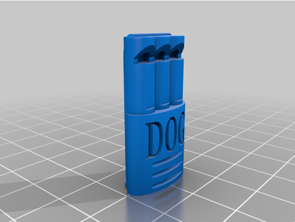 dog whistle grant401 3d print model - Mito3D