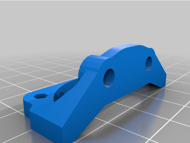 bltouch mount hydra fan duct - threaded insert corhen 3D print model - Mito3D
