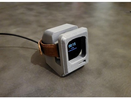 smartwatch night stand galaxy watch 4 gloryflix 3d print model - Mito3D