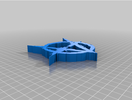 vtm brujah clan símbolo extraño caminando 3d print model - Mito3D