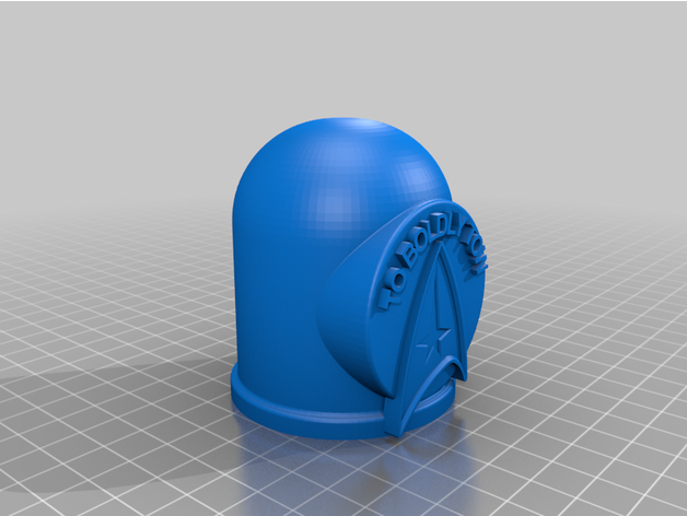 star trek - tow hitch cover boldly petecanmakeit 3D print model - Mito3D