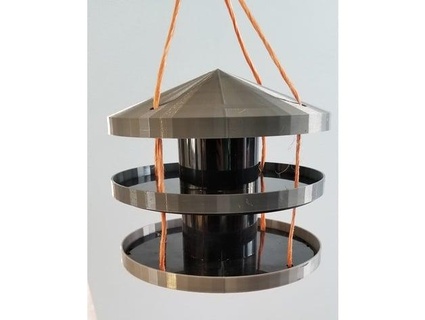 filament spool bird feeder embuhrow 3d print model - Mito3D