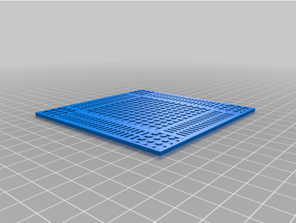 skid plate side vents ground floor tile tolemykus 3d print model - Mito3D