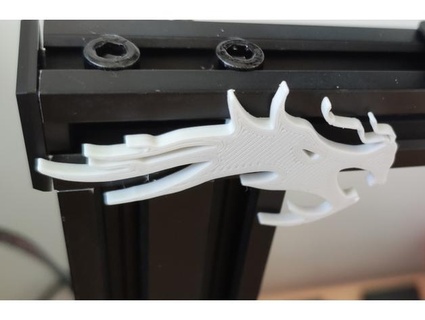 ender dragon logo v-slot marcin hun 3d print model - Mito3D