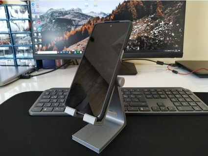 adjustable phone stand vankenobi 3d print model - Mito3D