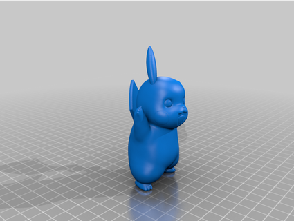 Pikachu creathings3d 3d print model - Mito3D