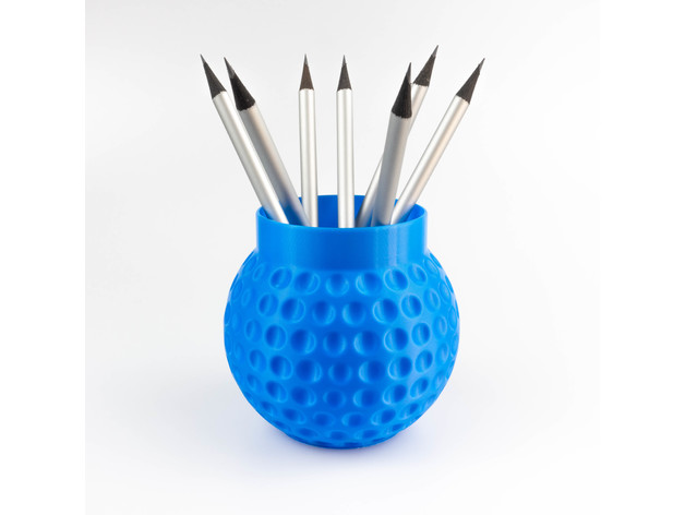 golf palla penna titolare supporto toma3d 3D print model - Mito3D