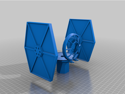 echo dot 4th generation tie fighter cookiemonster1112 3d print model - Mito3D
