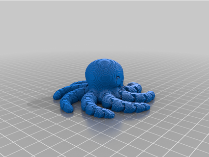3d slash octopus v55 spiral without nose phj1976 3d print model - Mito3D