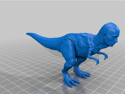 trocknnosaurus rex hugo bsqt 3d print model - Mito3D