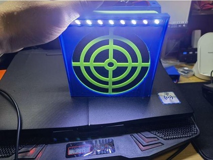 solder fume filter led light dansxx 3d print model - Mito3D