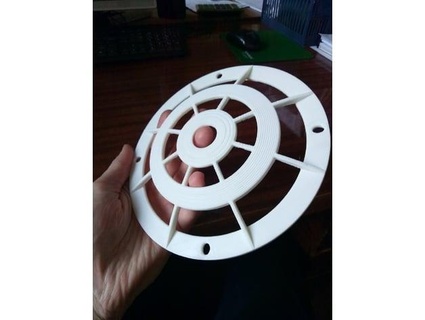 speaker grill 165mm nioelectron 3d print model - Mito3D